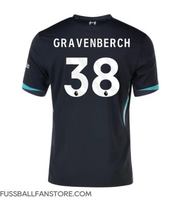 Liverpool Ryan Gravenberch #38 Replik Auswärtstrikot 2024-25 Kurzarm